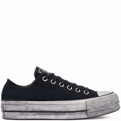 Férfi Converse Chuck Taylor All Star Platform Smoked Canvas Tornacipő CO4863201 Fekete